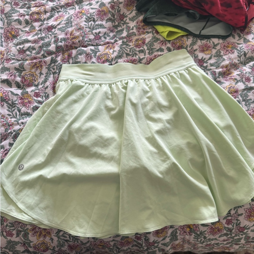 lululemon athletica Mint Green High-Low Skirt